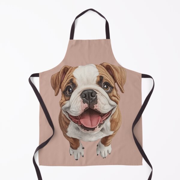 Item preview, Playful English Bulldog - cut out along the outlines 4 designed and sold by SteadyRolling.