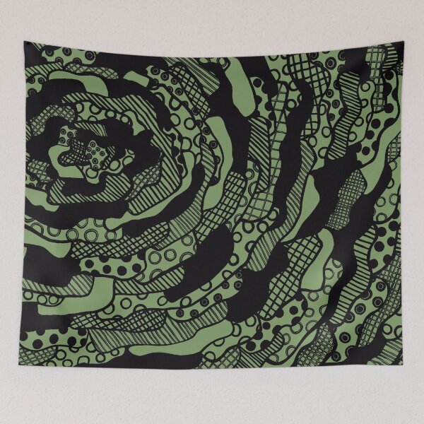 Item preview, A concentric floral patchwork designed and sold by Maria Santos Prieto.