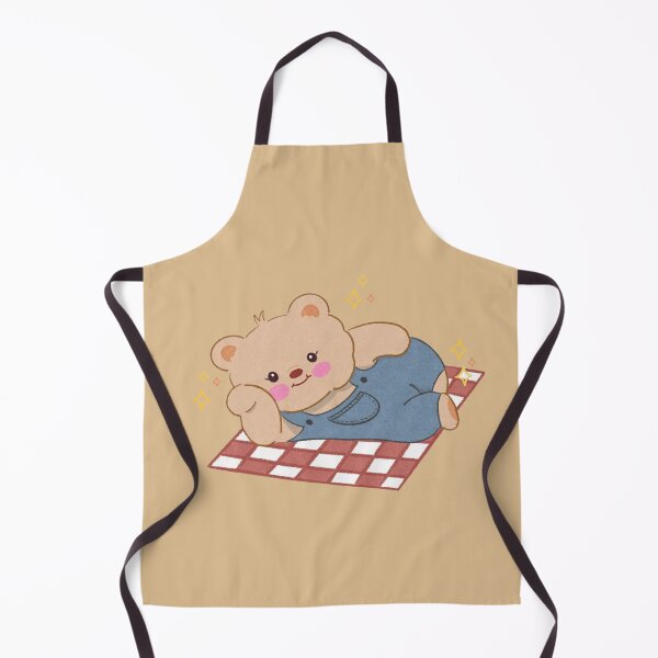 Item preview, Relaxing bear on a picnic blanket designed and sold by GamJofop.