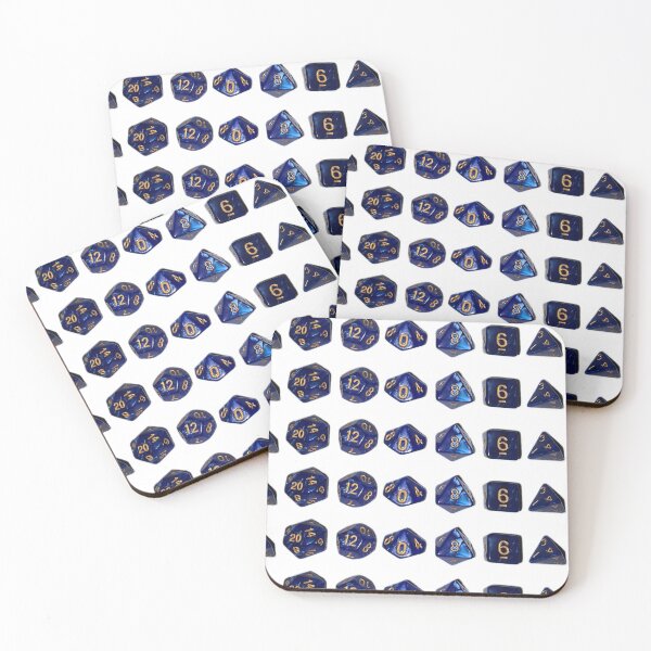 Item preview, Blue DnD Dice Set  designed and sold by cherrynat1.