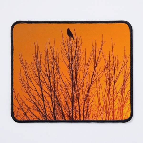 Item preview, Lone Bird on a Bare Tree at Sunset designed and sold by Glam-OOTD.