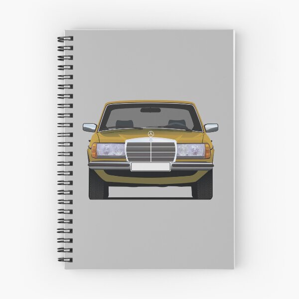 Item preview, Classic MBW123 car from Germany - yellow-gold designed and sold by knappidesign.