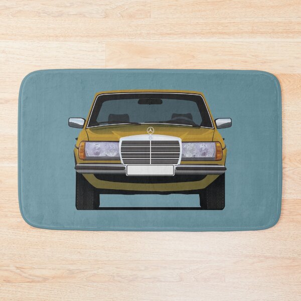 Item preview, Classic MBW123 car from Germany - yellow-gold designed and sold by knappidesign.