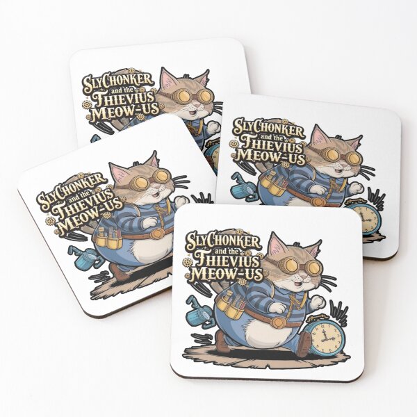 Item preview, Sly Chonker and the Thievius Meow-us #2 designed and sold by ChonkingHazard.