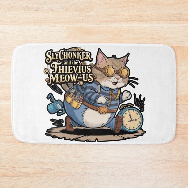 Item preview, Sly Chonker and the Thievius Meow-us #2 designed and sold by ChonkingHazard.