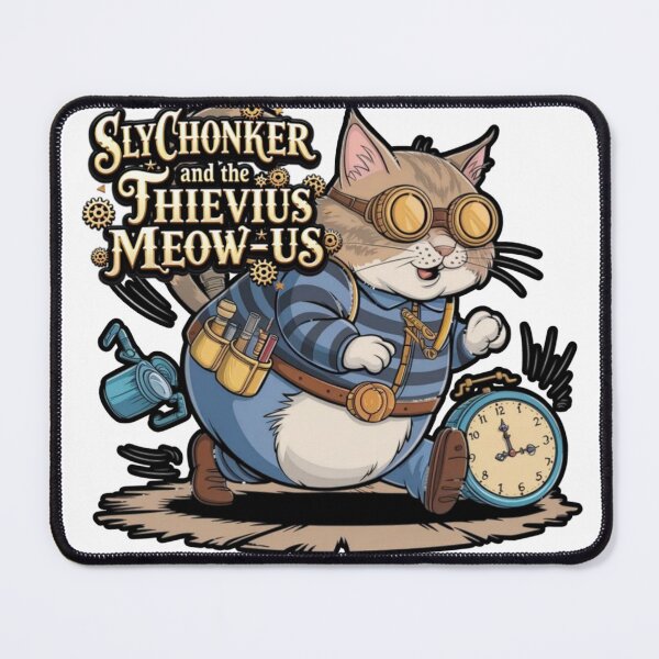 Item preview, Sly Chonker and the Thievius Meow-us #2 designed and sold by ChonkingHazard.