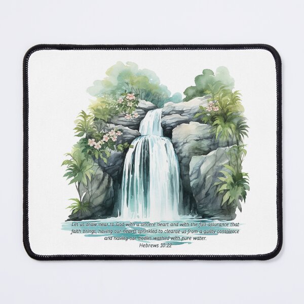 Item preview, Hebrews 10:22 - Let us draw near to God with a sincere heart designed and sold by FlutterByH.