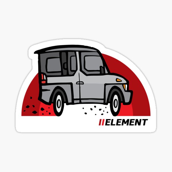 Item preview, HONDA ELEMENT Silver designed and sold by SKULLUXE.