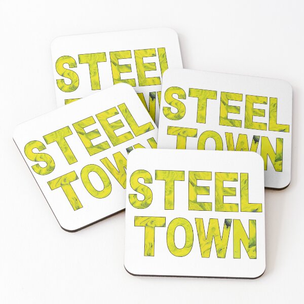 Item preview, Steel Town Black & Yellow - jdp-01-29-0001 designed and sold by ANomadDesigns.