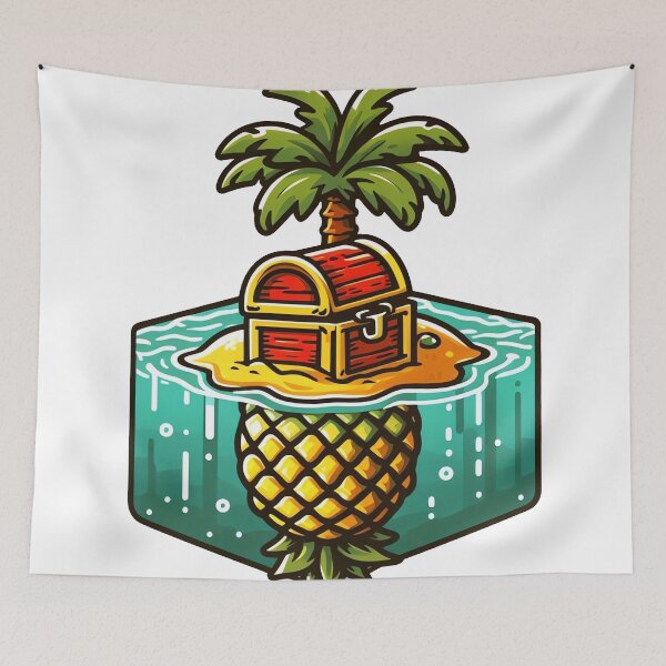 Item preview, Upside Down Pineapple hidden Meaning logo design designed and sold by culturestash.