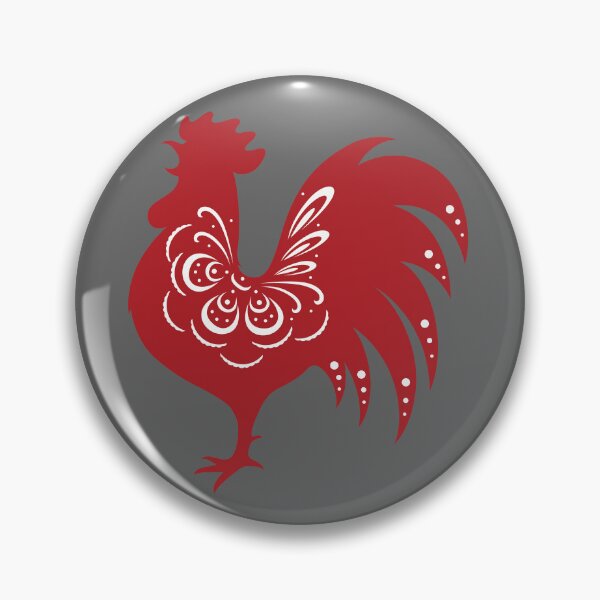 Item preview, Red rooster icon art designed and sold by TzancaURG.