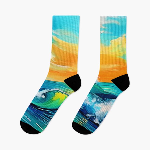 Item preview, Ocean's Kiss: Sunset Waves designed and sold by Health And Fitness Posts e-Store.