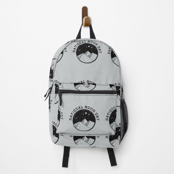 Item preview, National Moon Day Mountain Nightscape Art designed and sold by Zakrytos ★★★★★.