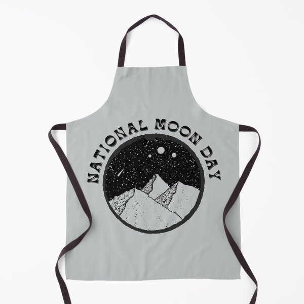 Item preview, National Moon Day Mountain Nightscape Art designed and sold by Zakrytos ★★★★★.