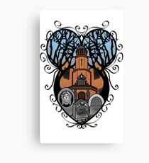 Haunted mansion Canvas Print