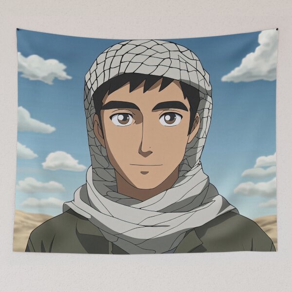 Item preview, Palestinian man | Anime style designed and sold by ComicsFactory.