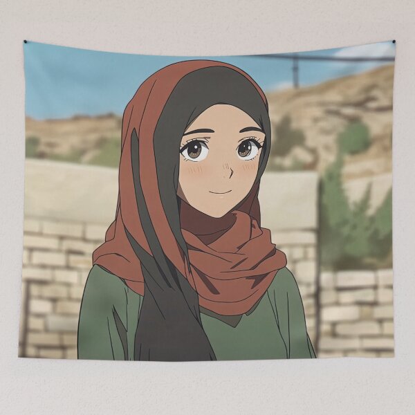 Item preview, Palestinian woman | Anime style designed and sold by ComicsFactory.