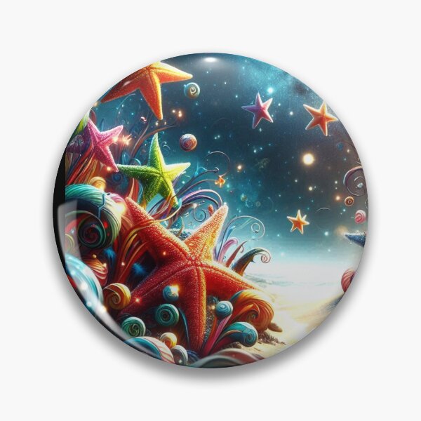 Item preview, Colorful sea stars designed and sold by Dogandesighn.