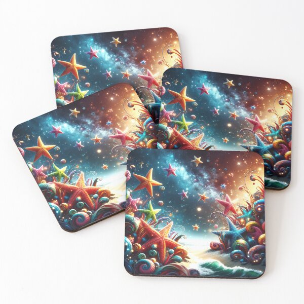 Item preview, Colorful sea stars designed and sold by Dogandesighn.