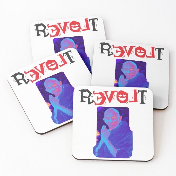 Item preview, Revolt with the Ghost of Mahatma Gandhi designed and sold by Ghosts Revolt.