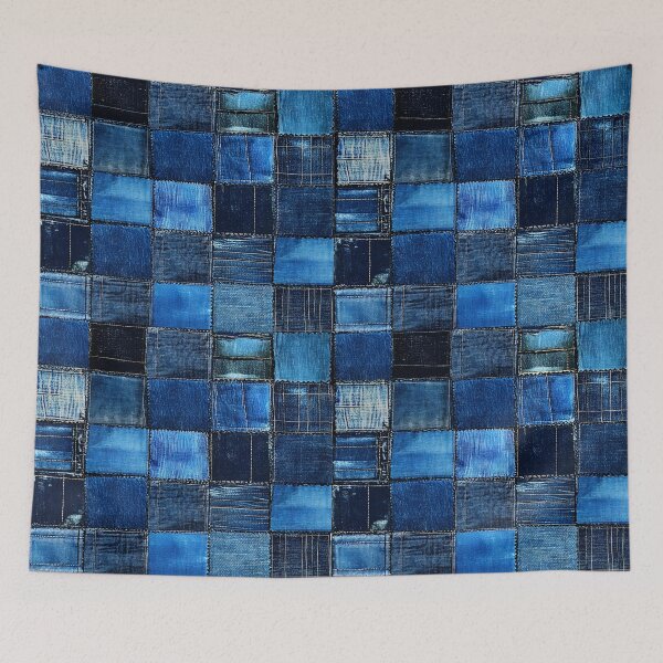 Item preview, BLUE JEANS - DENIM PATCHWORK  designed and sold by Danicus666.