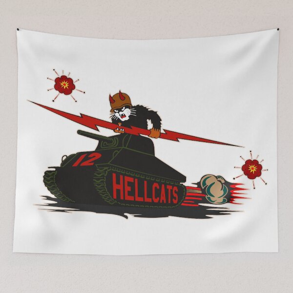 Item preview, US Army - 12th Armored Division –  Hellcat  designed and sold by pzd501.