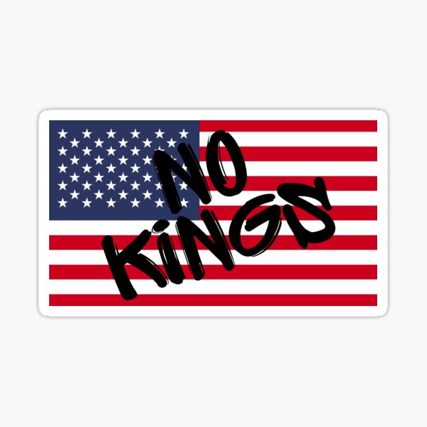 Artikel-Vorschau von Keine Könige (Flagge mit Text), designt und verkauft von fullpruf.