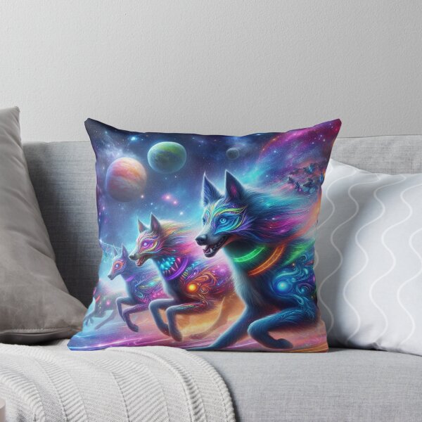 Item preview, Mystical dogs racing in space designed and sold by Dogandesighn.