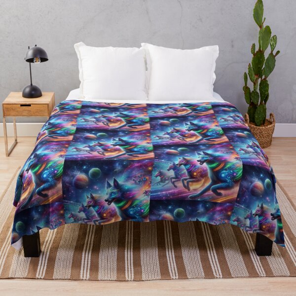 Item preview, Mystical dogs racing in space designed and sold by Dogandesighn.