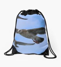 Many Seagulls Drawstring Bag