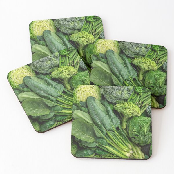 Item preview, green vegetables background designed and sold by psychoshadow.