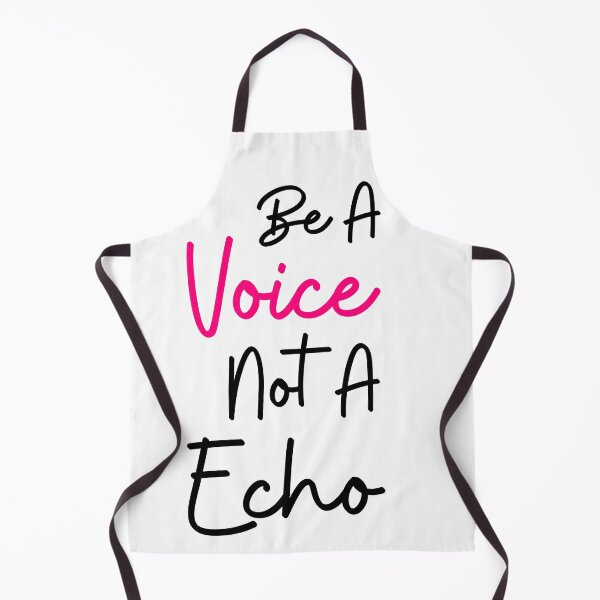 Item preview, Be a voice not an echo inspirational quote designed and sold by SlocifieShop.