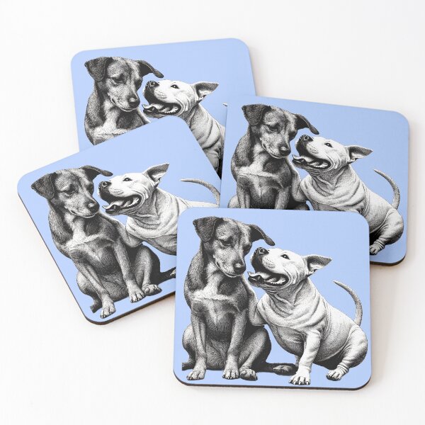 Item preview, Friends Forever - Loyal Dog Duo designed and sold by TSQ.