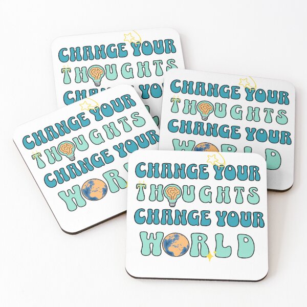 Item preview, Change Your Thoughts, Change Your World Motivational Design designed and sold by Building60media.