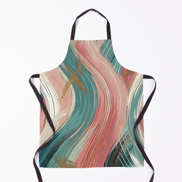 Item preview, Aesthetic motif, light pink and pale green brushstrokes, paper marbling,patterns that mimic the fluidity of water or the veining found in natural stone like marble or agate designed and sold by Collagedream.