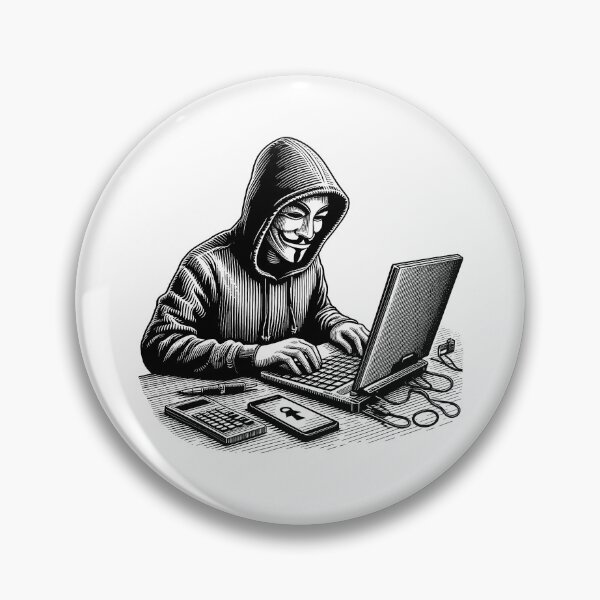 Item preview, Anonymous Attacker Hooded Figure Hacking designed and sold by NTGUILTY.