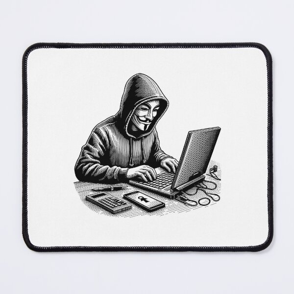 Item preview, Anonymous Attacker Hooded Figure Hacking designed and sold by NTGUILTY.
