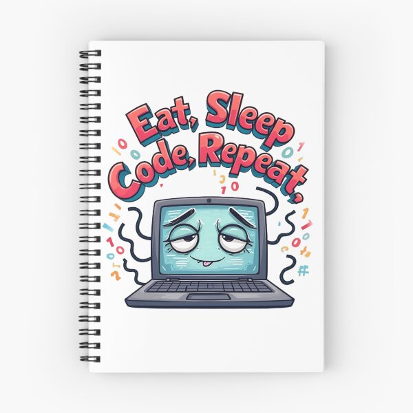 Item preview, Eat Sleep Code Repeat - Programmer Humour Design designed and sold by javaoverride.