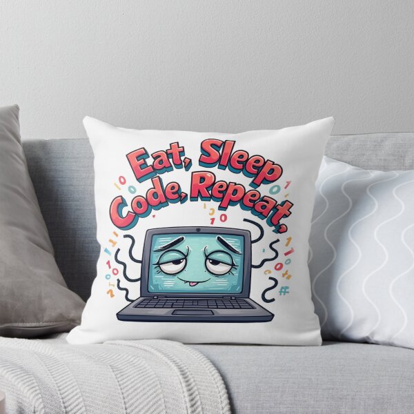 Item preview, Eat Sleep Code Repeat - Programmer Humour Design designed and sold by javaoverride.