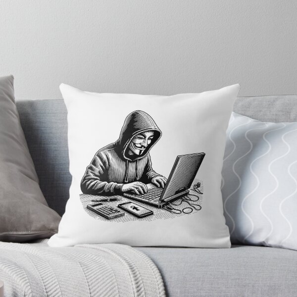 Item preview, Anonymous Attacker Hooded Figure Hacking designed and sold by NTGUILTY.