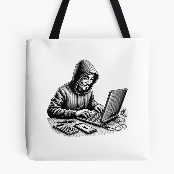 Item preview, Anonymous Attacker Hooded Figure Hacking designed and sold by NTGUILTY.