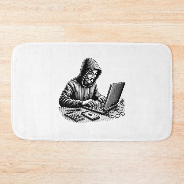 Item preview, Anonymous Attacker Hooded Figure Hacking designed and sold by NTGUILTY.
