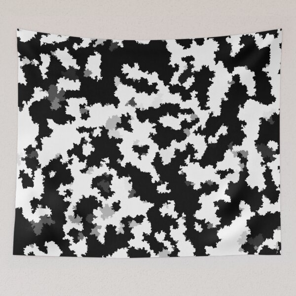 Item preview, Black White Irregular Abstract Pattern Design  designed and sold by PatternTitan.