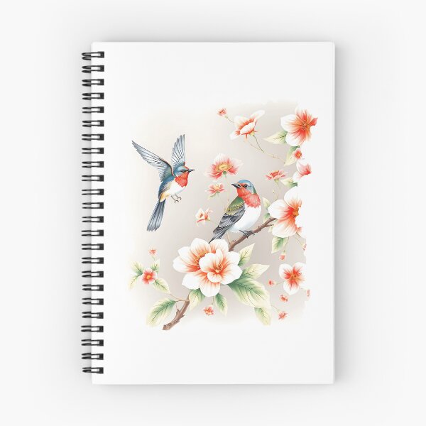 Item preview, Chinoiserie Birds and Flowers designed and sold by TestudoDesign.