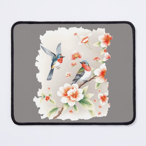 Item preview, Chinoiserie Birds and Flowers designed and sold by TestudoDesign.