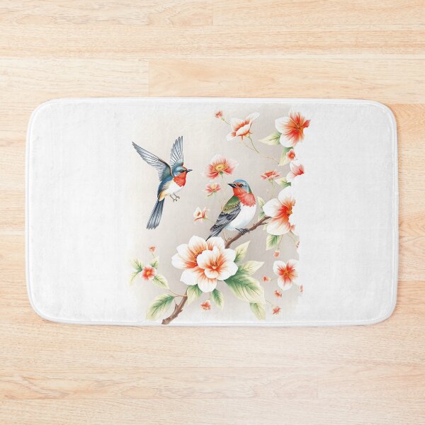Item preview, Chinoiserie Birds and Flowers designed and sold by TestudoDesign.