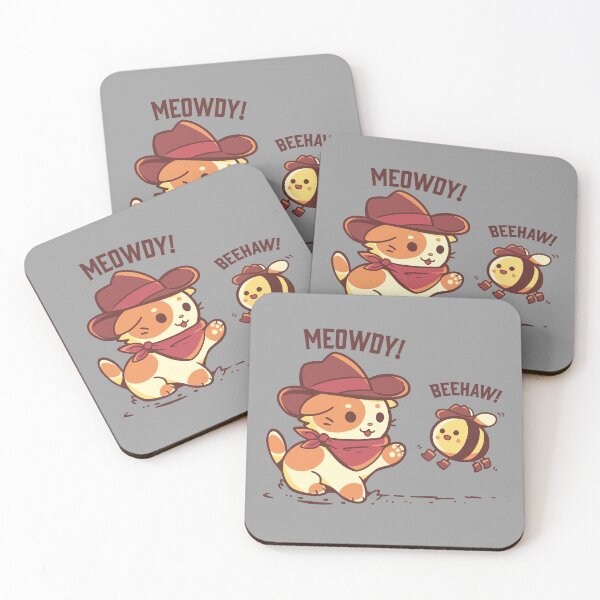 Item preview, Meowdy and Beehaw designed and sold by TechraNova.