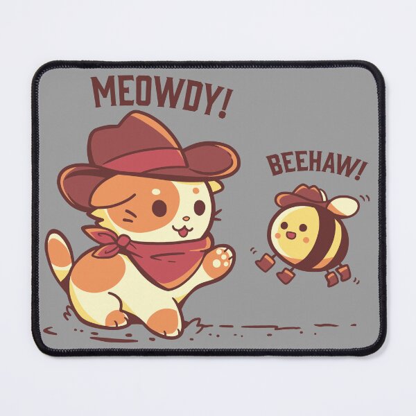 Item preview, Meowdy and Beehaw designed and sold by TechraNova.