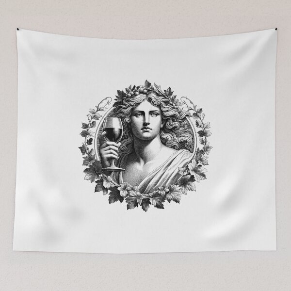 Item preview, Dionysian Delight Portrait Celebrates God of Wine designed and sold by NTGUILTY.