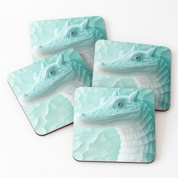Item preview, Whimsical Aqua Dragon Portrait designed and sold by Twisted Kids.